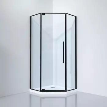 Душевой уголок Black&White 8151000 100х100 прозрачное