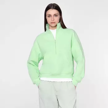 Женский свитшот Street Beat Half Zip Reglan Crew
