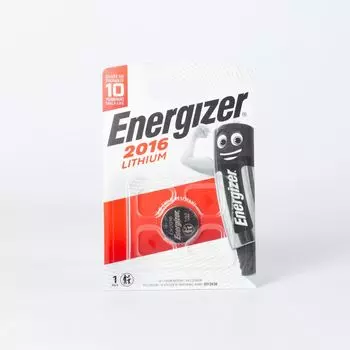 Батарейка литиевая дисковая Energizer Lithium CR2016 - 1 шт. в блистере