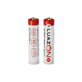 Батарейка солевая LuazON Heavy Duty, AAA, R03