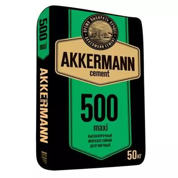 Цемент M500 maxi (ЦЕМ II/А-Ш 42,5Н) Akkermann 50 кг