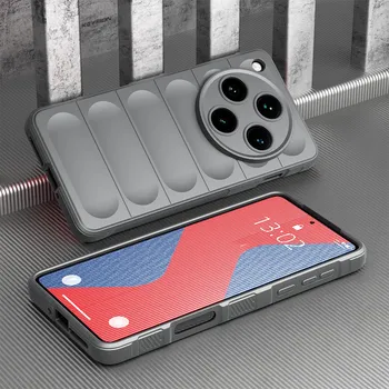 KEYSION Shockproof Matte Case for OPPO Find X8 Pro 5G Anti-skid Soft Silicone Phone Back Cover for OPPO Find X8 Pro for OPPO Find X8 вино красного