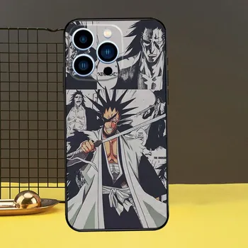 Ичиго Кенпачи Блич Манга Аниме Защитный чехол для iPhone 11 14 12 13 Pro Max Mini X XR XS Max 7 8 Plus SE 2020 Чехол для телефона iPhone 7
