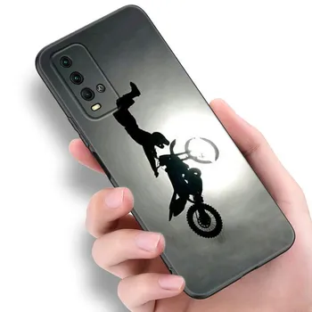 Спортивный чехол для телефона Moto Cross для мотоцикла для Xiaomi Redmi Note 5 6 9T K20 K40 K50 Pro 7A 8A 9A 9C 9i 10A 10C A1 S2, черный чехол Redmi Note 5(Pro)