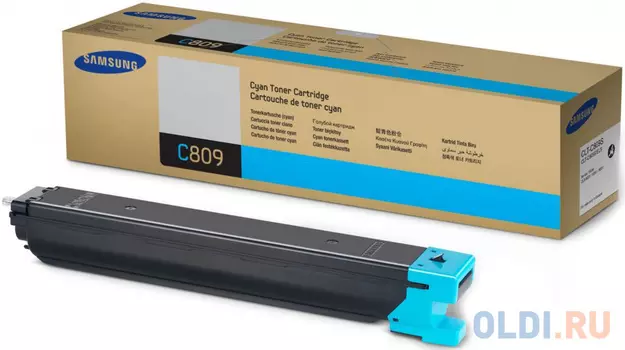 Картридж Samsung SS568A CLT-C809S/SEE для CLX-9201/9251/9301NA голубой