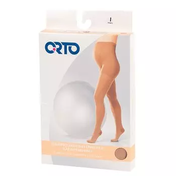 Колготки компрессионные для беременных (18-22 mmHg) р.XL бежевый