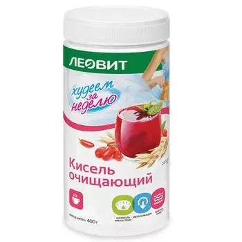 Леовит Кисель очищающий бан.400 г