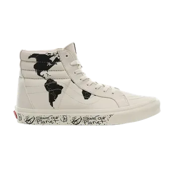 Ботинки Save Our Planet x Sk8-Hi Reissue Vans, белый