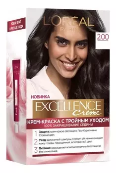 Крем-краска для волос Excellence Creme 270мл: 200 Темно-коричневый