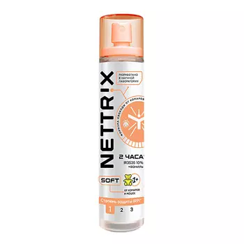 NETTRIX Спрей детский от комаров Soft 100.0