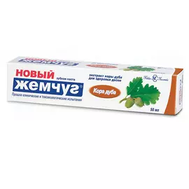 НЕВСКАЯ КОСМЕТИКА Новый жемчуг Зубная паста с Корой дуба