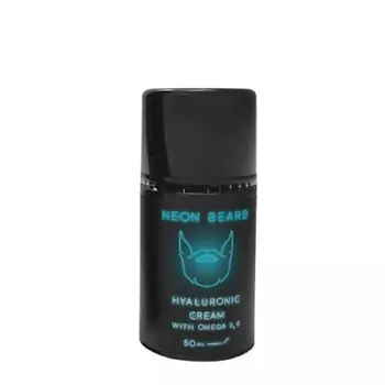 NEON BEARD Гиалуроновый крем с Омега 3.6 BLUE NEON - Голубая ромашка 50.0