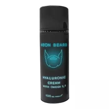NEON BEARD Гиалуроновый крем с Омега 3.6 BLUE NEON - Голубая ромашка 100.0