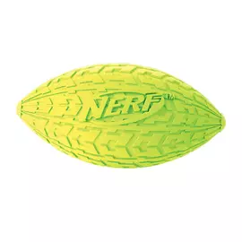 NERF Мяч для регби резиновый пищащий, яркий