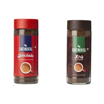 Банка растворимого кофе Continental Coffee SPECIALE Pure, 200 г и банка растворимого кофе Continental Coffee XTRA, 200 г
