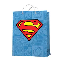 Пакет подарочный большой ND Play Superman 22х31х10 см
