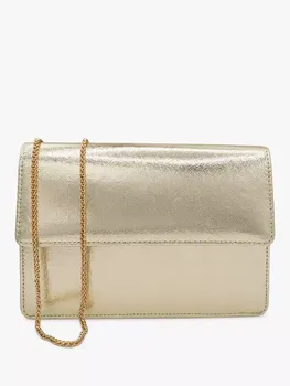 Клатч Paradox London Darlene Metallic, цвет champagne