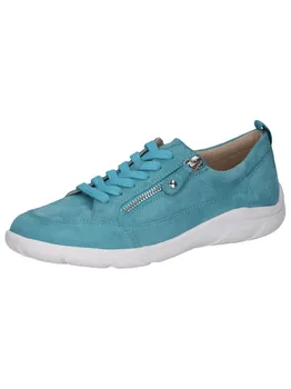 Кроссовки на шнуровке Caprice, цвет blue suede