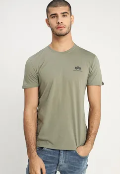 Футболка Alpha Industries, оливковый/меланж