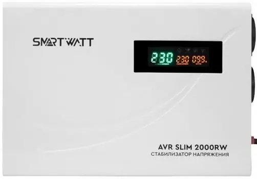 Стабилизатор напряжения SmartWatt AVR SLIM 2000RW настенный