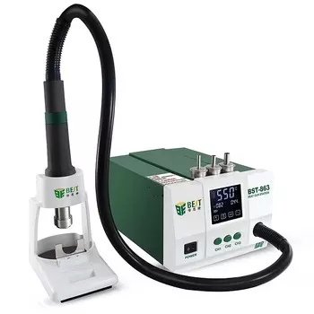 Станция BestTool BST-863 горячего воздуха 1200Вт, сенсорный дисплей, 110-550 С