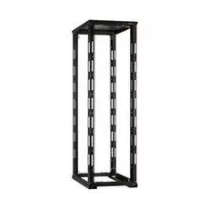 Стойка 19", 42U TLK TRD-426080-R-BK открытая, двухрамная, Ш600xВ1995xГ800мм, с крышей, в разобранном виде, черный