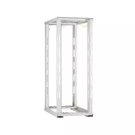 Стойка 19", 42U TLK TRD-426080-R-GY открытая, двухрамная, Ш600xВ1995xГ800мм, с крышей, в разобранном виде, серый