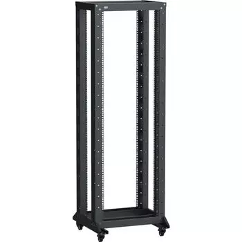 Стойка ITK LF05-42U66-2RM LINEA F 2-рамная на роликах 42U 600х600мм черная