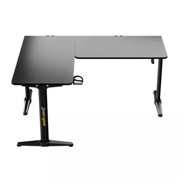 Стол компьютерный Anda Seat Wind Seeker AD-D-PT-1600-01-B угловой, чёрный