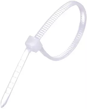 Стяжка нейлоновая не открывающаяся Exegate CV66-200x2.5W EX253850RUS 200x2.5мм, halogen free, -40°C - +85°C, белая, 100 шт