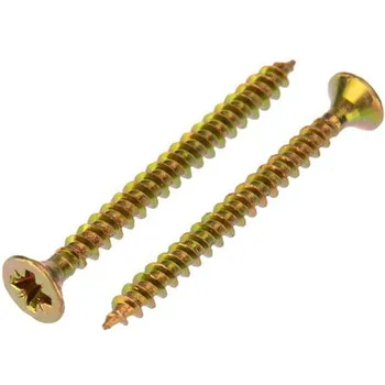 Саморез KRANZ KR-01-3311-006 универсальный 3.5х40, желтый цинк, короб (200 шт./уп.)