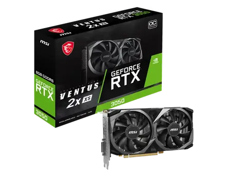 Видеокарта MSI GeForce RTX 3050 Ventus 2X XS 8G OC