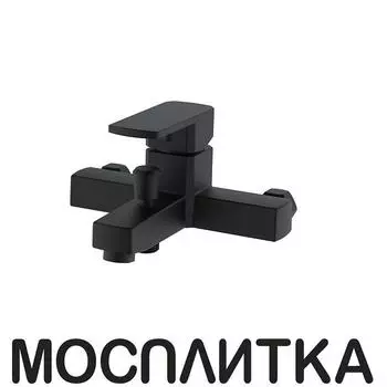 Смеситель для ванны с душем OneLife P06-100b черный матовый