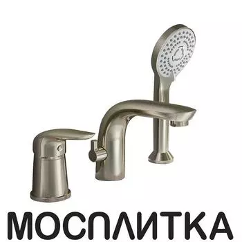 Смеситель для ванны с душем Orange Otto M22-333ni матовый никель