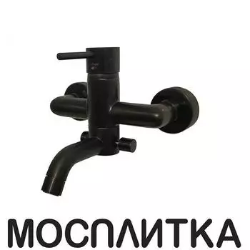 Смеситель для ванны с душем Paini Cox 78PZ100 черный матовый