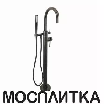 Смеситель для ванны с душем Paini Cox 78PZ136LM черный матовый