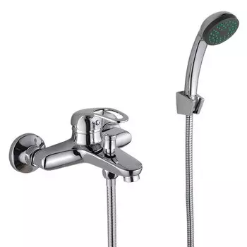 Смеситель для ванны Veragio Pont VR.PNT-2101.CR монокомандный, с ручным душем, хром