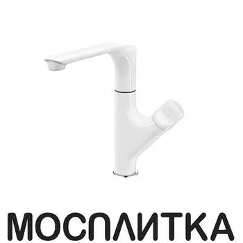 Смеситель E.C.A. Myra для кухонной мойки белый, 104118063EX