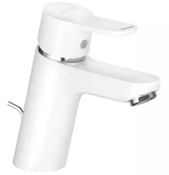 Смеситель Kludi Pure&amp;Easy DN 16 373829165 для раковины белый