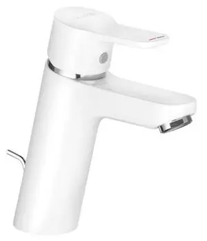 Смеситель для раковины Kludi Pure&amp;Easy 372909165 белый/хром