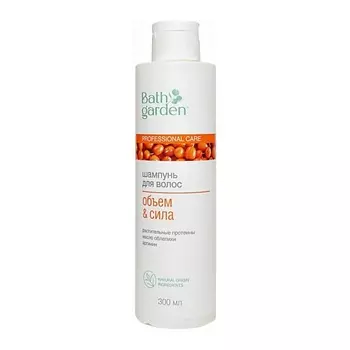 BATH GARDEN Шампунь для волос Объем и Сила 300