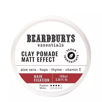 BEARDBURYS BeardBurys Матовая помада для волос Clay Pomade Matt 100.0