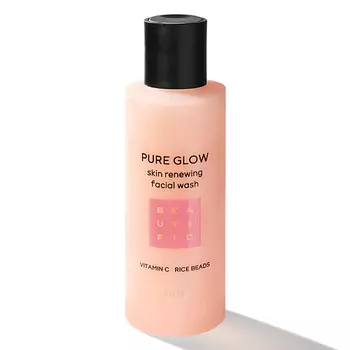 BEAUTIFIC Гель-скраб для умывания обновляющий с витамином С и низким pH Pure Glow
