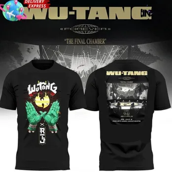 Wu-Tang The Final Chamber 2025 Футболка ограниченного выпуска - Подарок для друзей - Уличный топ мужской футболки M
