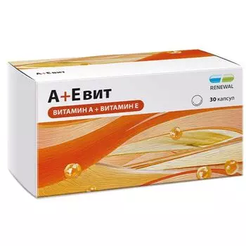 Витамины А+Е Renewal/Реневал капсулы 330мг 30шт
