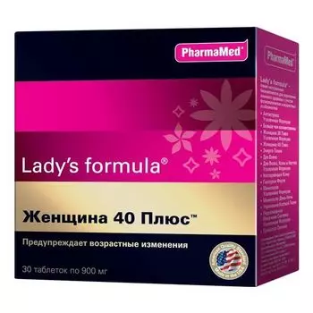 Витамины для женщин 40+ Lady's formula/Ледис формула таблетки 900мг 30шт