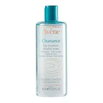 Вода мицеллярная для жирной кожи, склонной к акне Cleanance Avene/Авен 400мл