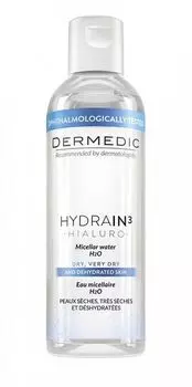 Вода мицеллярная h2o dermedic hydrain 3 hialuro 200 мл