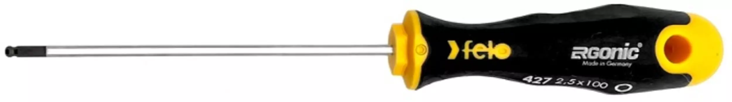 Отвертка Felo 42725340 шестигранным лезвием с шаровым окончанием HEX 2,5х100