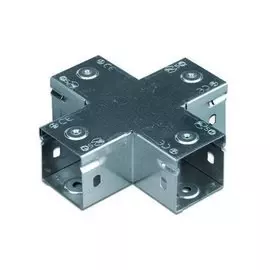 Ответвитель X-образ., гориз. глухой DKC 39004 (ШхВ) 50 мм, H50 мм, толщ. 0,8 мм, сталь, оцинкованная по методу Сендзимира "S5 Combitech"